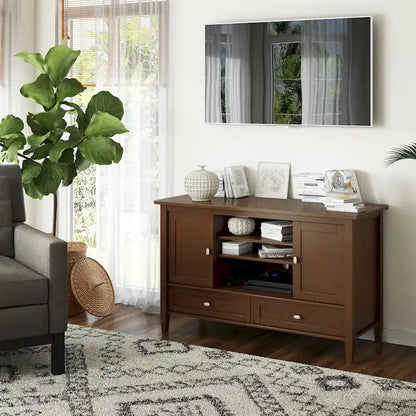 WYNDENHALL Norfolk Transitional TV Media Stand For TVs up to 50 inches