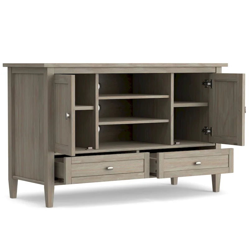 WYNDENHALL Norfolk Transitional TV Media Stand For TVs up to 50 inches