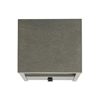 Painted Solid Acacia Wood Storage End Table by East at Main