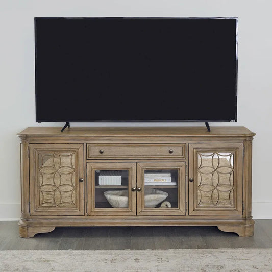 Magnolia Manor Mirrored Entertainment TV Stand - 2 Finishes