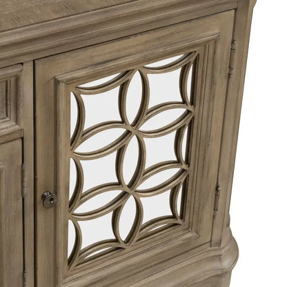 Magnolia Manor Mirrored Entertainment TV Stand - 2 Finishes