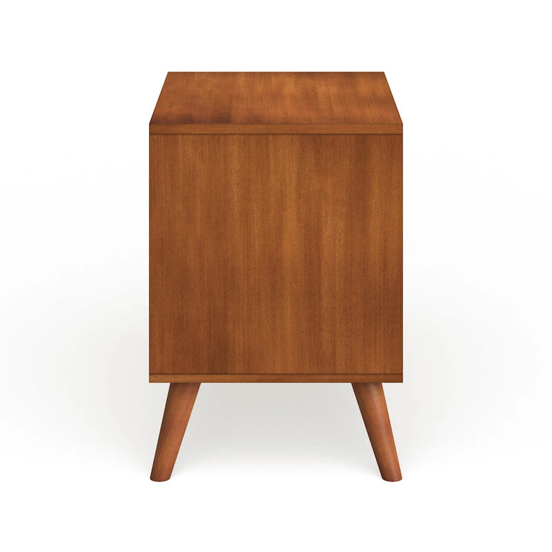 Bodo Mid-century Modern Wood 2-Drawer Nightstand by Carson Carrington