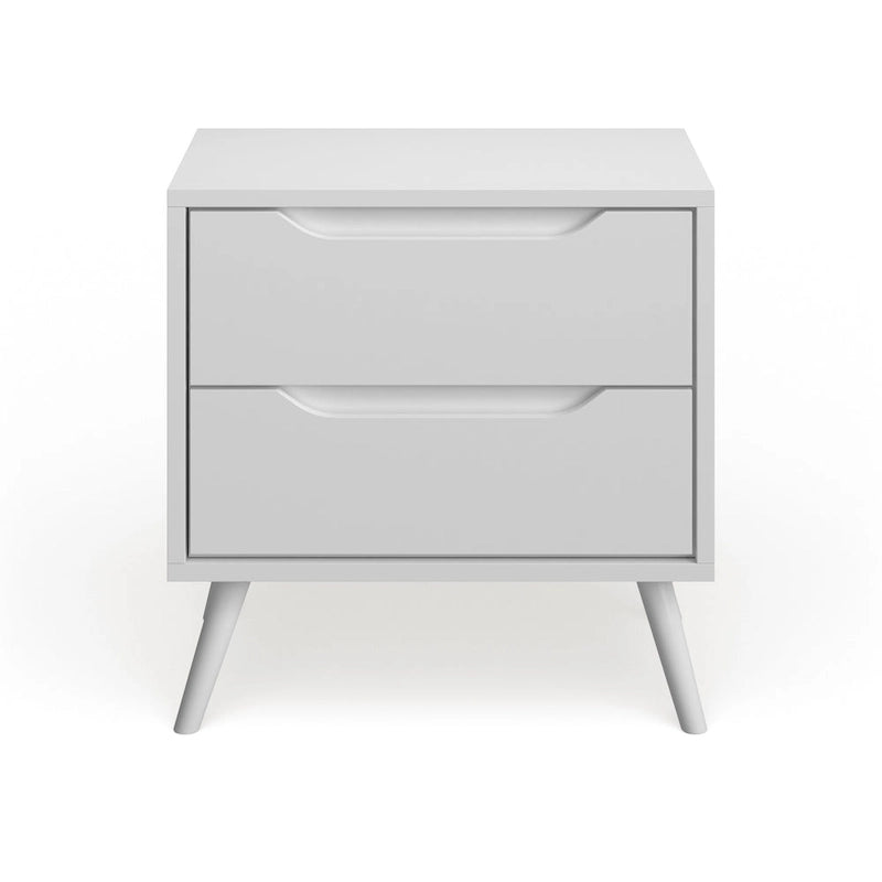 Bodo Mid-century Modern Wood 2-Drawer Nightstand by Carson Carrington