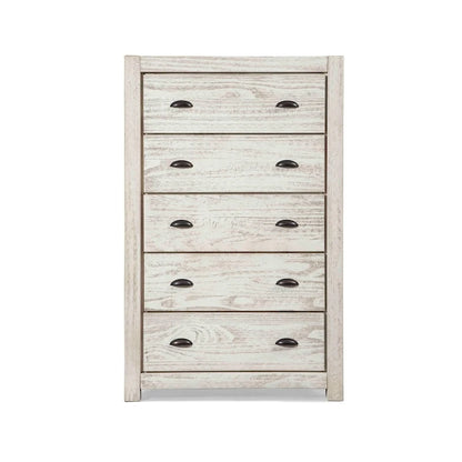 Grain Wood Furniture Montauk 5-drawer Solid Wood Chest
