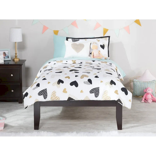 Concord Twin XL Platform Bed in Espresso