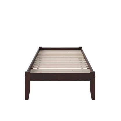 Concord Twin XL Platform Bed in Espresso