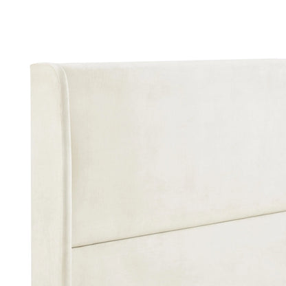 Roundhill Furniture Rozitta Upholstered Wingback Platform Bed