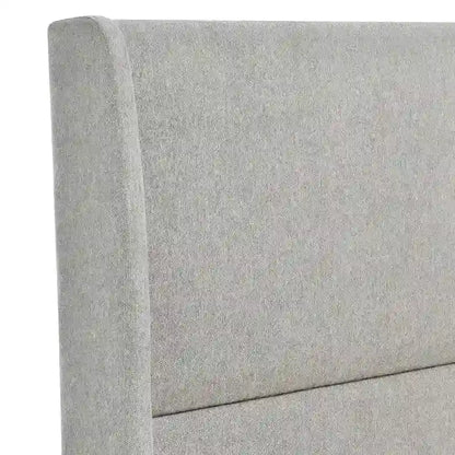 Roundhill Furniture Rozitta Upholstered Wingback Platform Bed