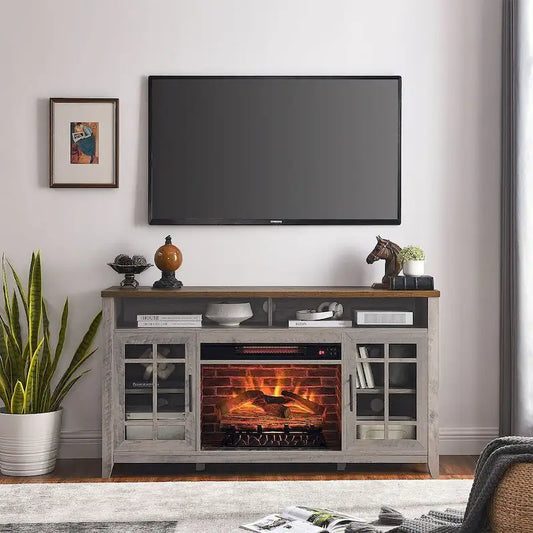 TV Stand for TVs up to 55 with Electric Fireplace