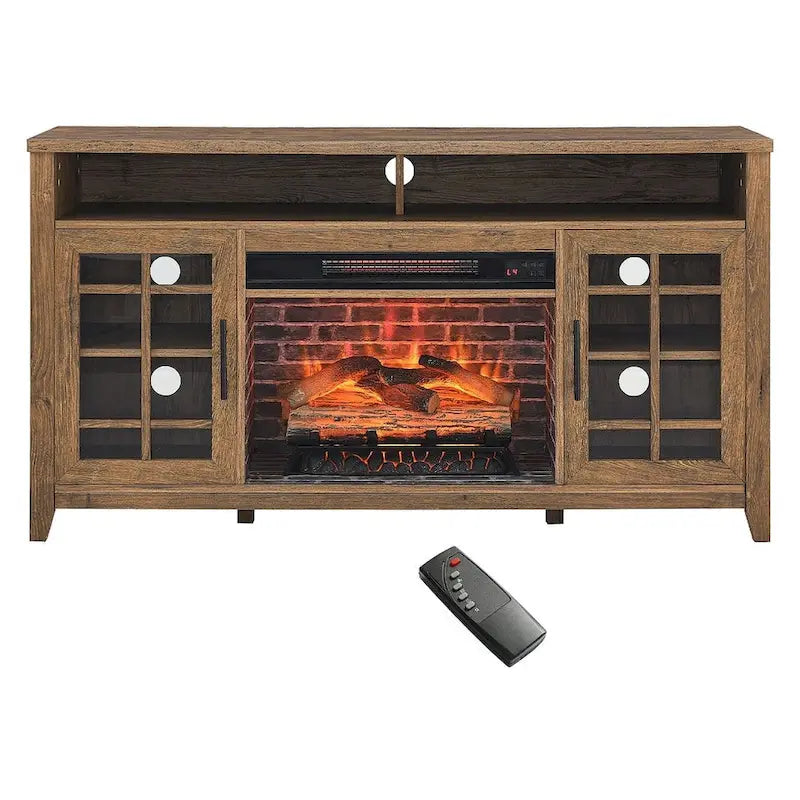 TV Stand for TVs up to 55 with Electric Fireplace