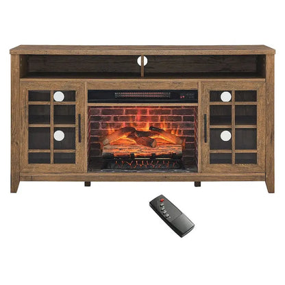 TV Stand for TVs up to 55 with Electric Fireplace