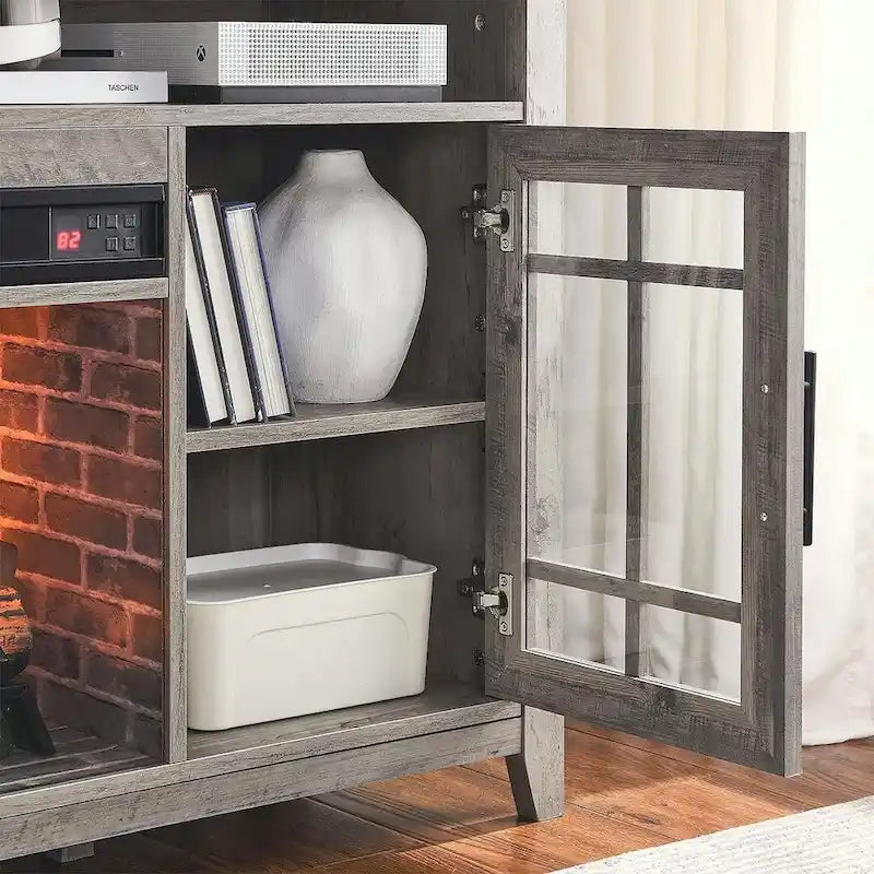 TV Stand for TVs up to 55 with Electric Fireplace
