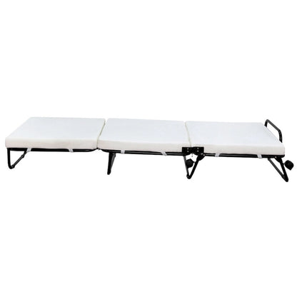 HomCom Folding Sofa Ottoman Lounge Bed Sleeper