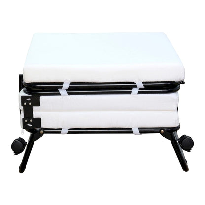 HomCom Folding Sofa Ottoman Lounge Bed Sleeper