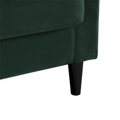 CosmoLiving by Cosmopolitan Strummer Velvet Reversible Sectional Sofa