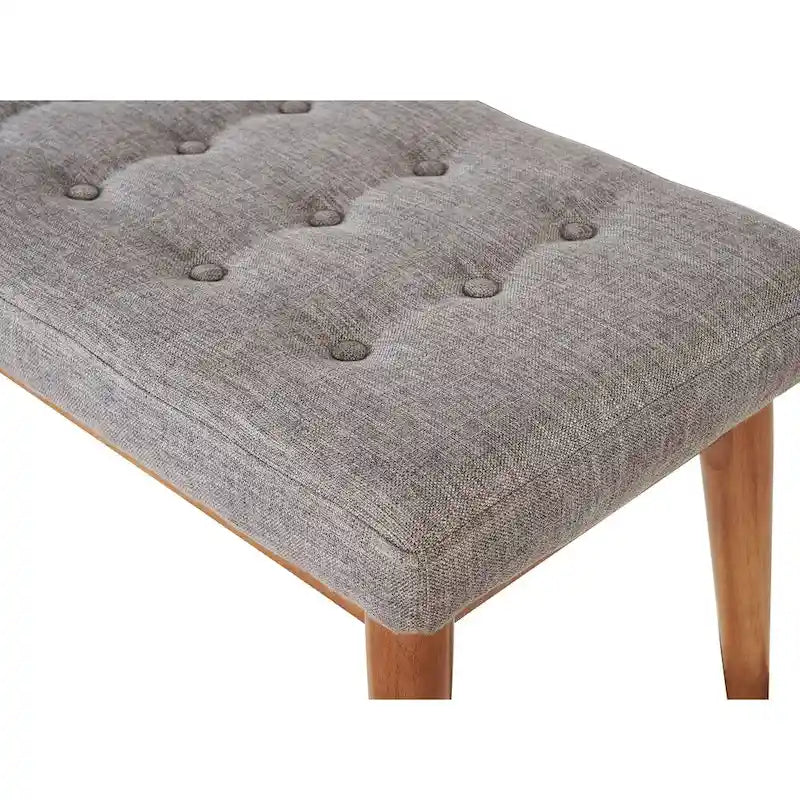Crosley Landon Upholstered Bench In Acorn - 43.25 W x 16 D x 16.88 H