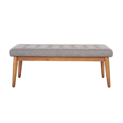Crosley Landon Upholstered Bench In Acorn - 43.25 W x 16 D x 16.88 H
