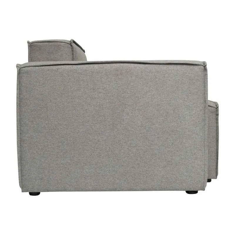 Contemporary Modular Sectional Sofa Left Side Chair with Armrest