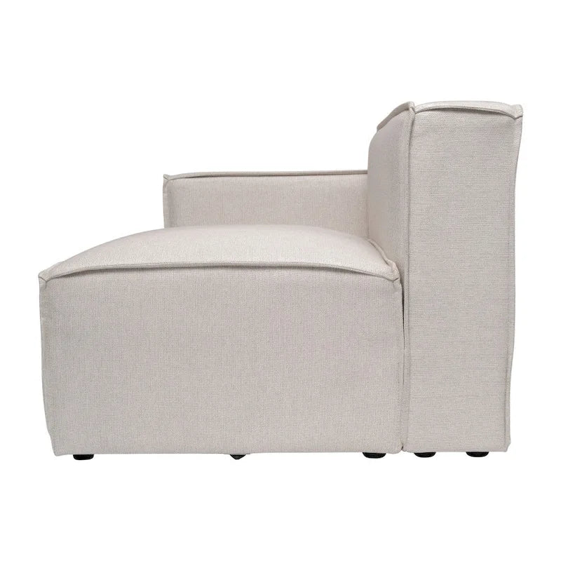 Contemporary Modular Sectional Sofa Left Side Chair with Armrest