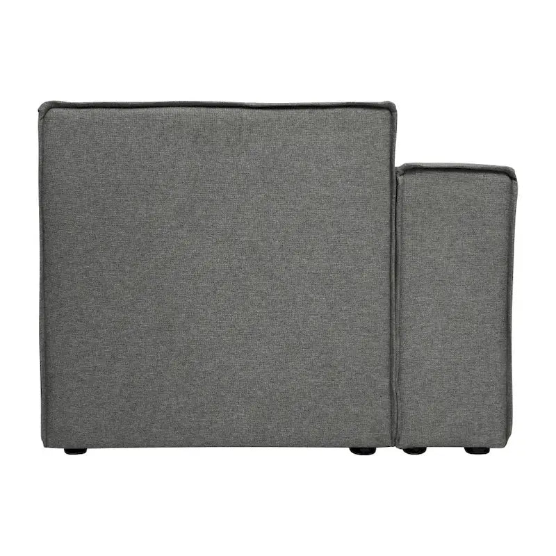 Contemporary Modular Sectional Sofa Left Side Chair with Armrest
