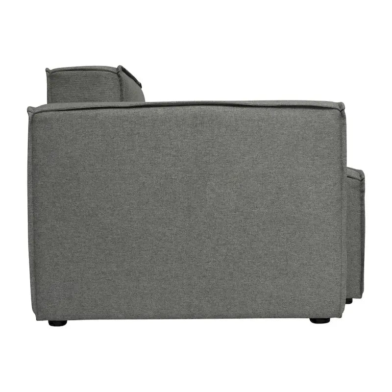 Contemporary Modular Sectional Sofa Left Side Chair with Armrest