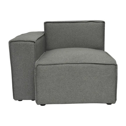 Contemporary Modular Sectional Sofa Left Side Chair with Armrest