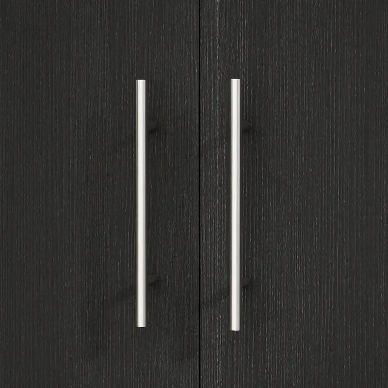 31.5W x 66.9H Wardrobe Armoire Cloest with Drawer In Black,White