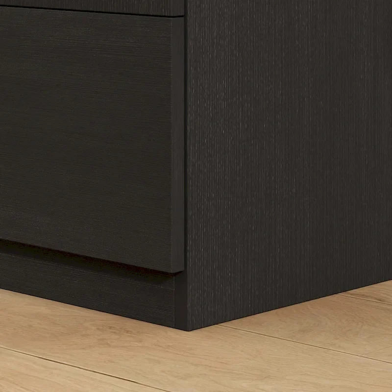 31.5W x 66.9H Wardrobe Armoire Cloest with Drawer In Black,White