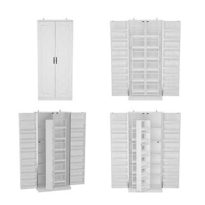Versatile Kitchen Organizer: Compact 31.5 Cabinet with Smart Storage