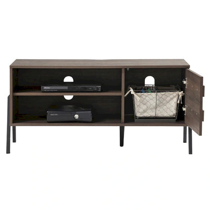 WAMPAT Mid-Century TV Stand Wood TV Console for TV's up to 55 - 42 inches