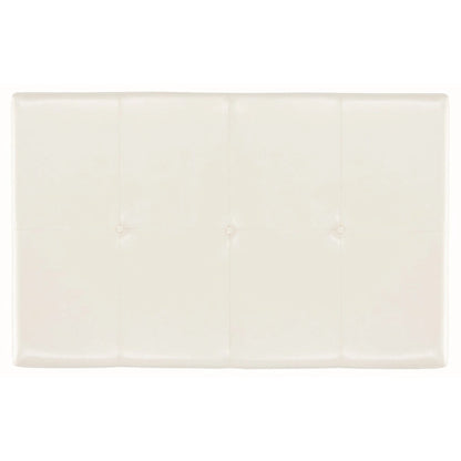 SAFAVIEH Tonja Brown Bicast Leather Rectangle Ottoman