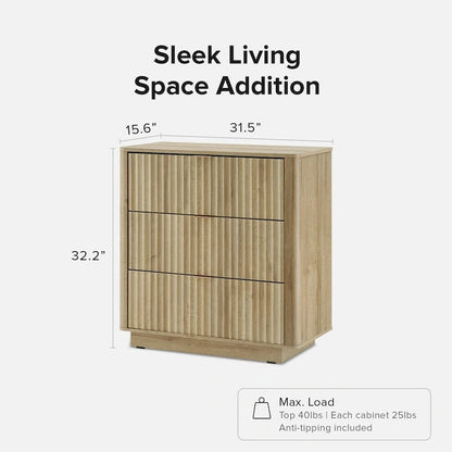 Mopio Brooklyn 3 Drawer Dresser