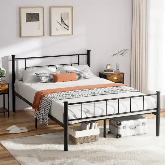 Futzca Bed Frame with Headboard and Footboard