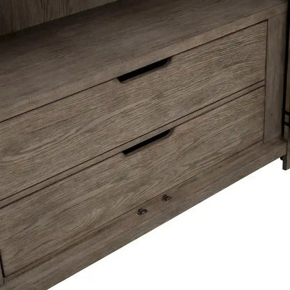 Skyview Lodge Cobblestone Oak Armoire for Bedroom Storage - Width 54 x Depth 20 x Height 75