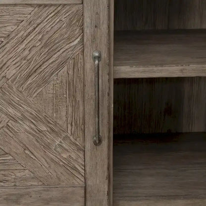 Skyview Lodge Cobblestone Oak Armoire for Bedroom Storage - Width 54 x Depth 20 x Height 75