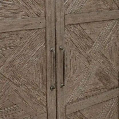 Skyview Lodge Cobblestone Oak Armoire for Bedroom Storage - Width 54 x Depth 20 x Height 75