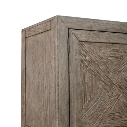 Skyview Lodge Cobblestone Oak Armoire for Bedroom Storage - Width 54 x Depth 20 x Height 75