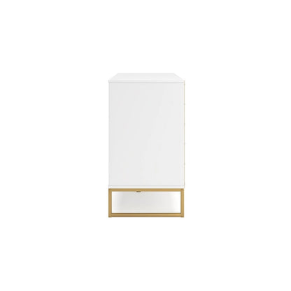 Signature Design by Ashley Socalle White/Gold Dresser