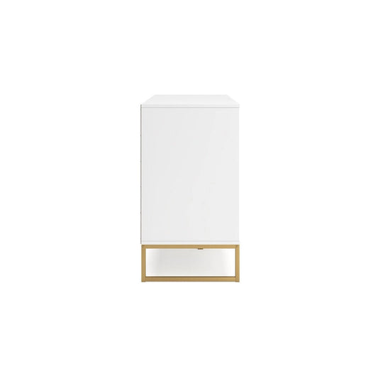 Signature Design by Ashley Socalle White/Gold Dresser