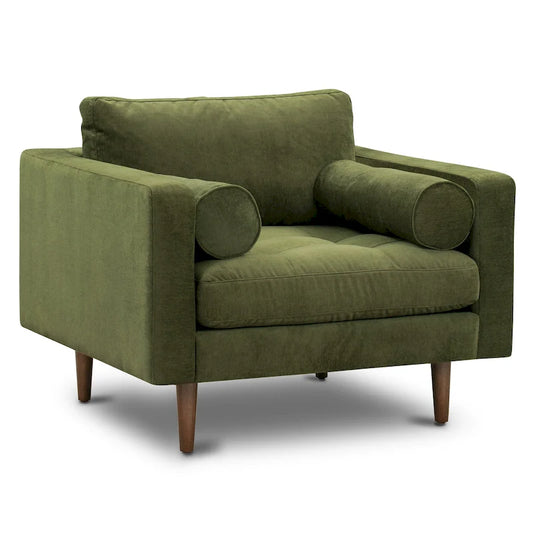 Poly & Bark Napa Fabric Lounge Chair