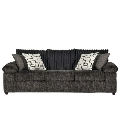 Roundhill Furniture Nason Wide Wale Corduroy Sofa, Loveseat, and Cuddle Chair Set