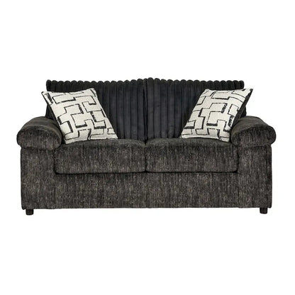 Roundhill Furniture Nason Wide Wale Corduroy Sofa, Loveseat, and Cuddle Chair Set