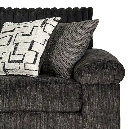Roundhill Furniture Nason Wide Wale Corduroy Sofa, Loveseat, and Cuddle Chair Set