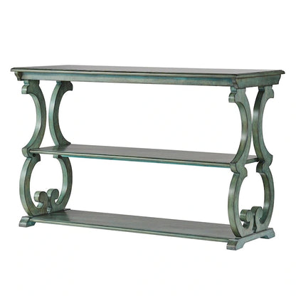 Lorraine Wood Scroll TV Stand Sofa Table by iNSPIRE Q Classic