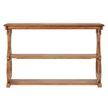 Lorraine Wood Scroll TV Stand Sofa Table by iNSPIRE Q Classic