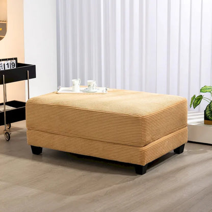 The Contemporary Oversized Corduroy Ottoman