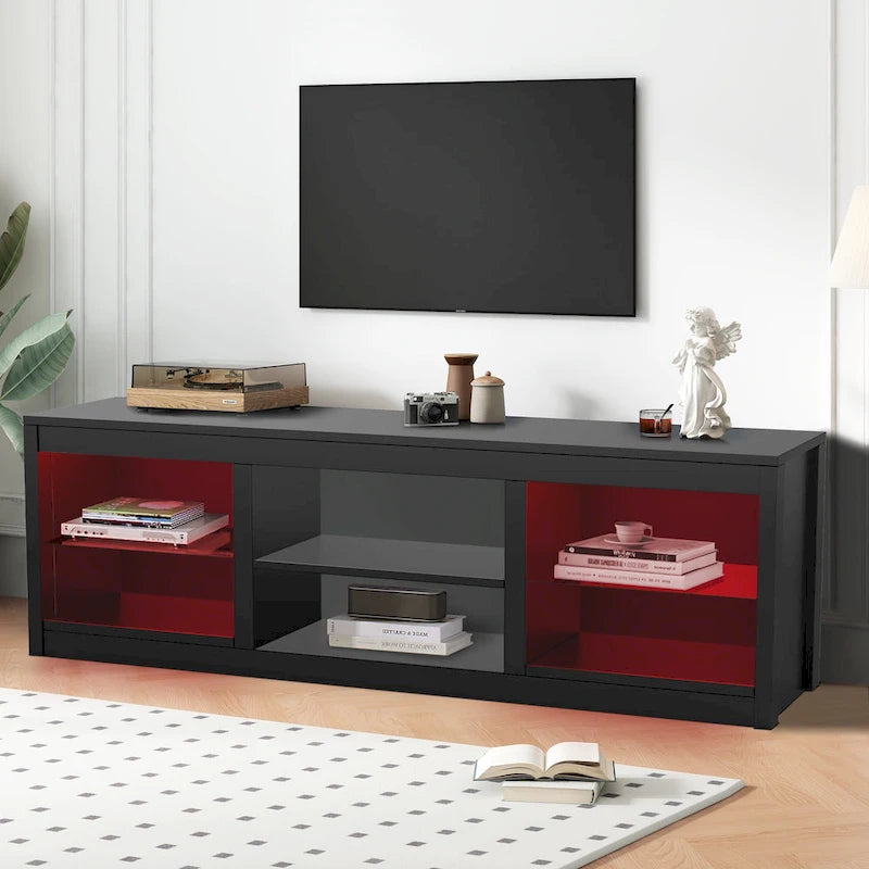 66 Modern RGB LED TV Stand Console Table for TV's up to 75