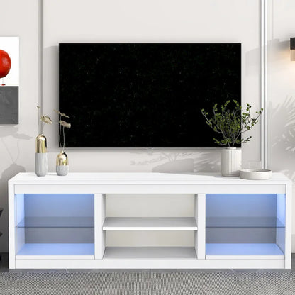 66 Modern RGB LED TV Stand Console Table for TV's up to 75