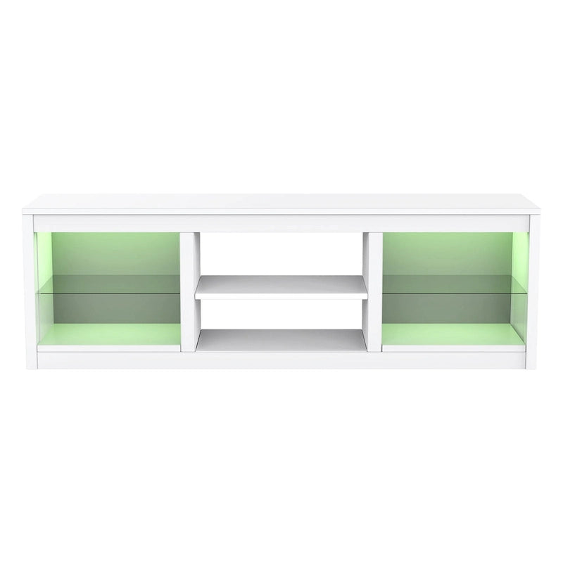 66 Modern RGB LED TV Stand Console Table for TV's up to 75