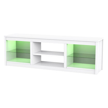 66 Modern RGB LED TV Stand Console Table for TV's up to 75